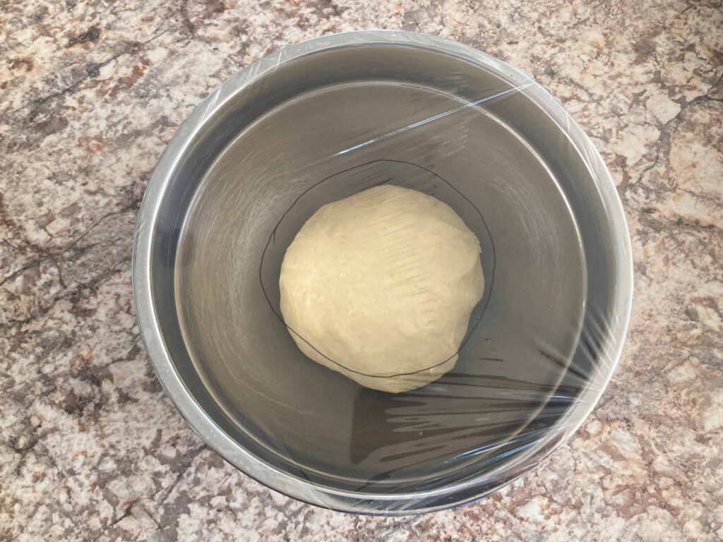 coronet dough in a bowl