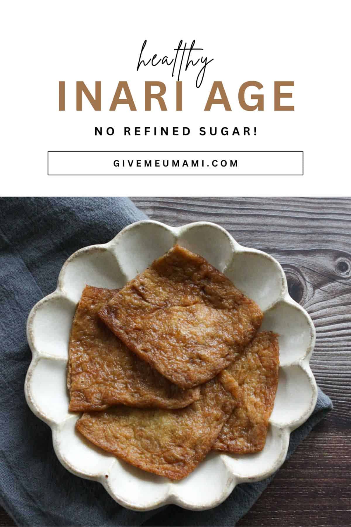 Healthy inar iage without refined sugar.