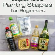 Must-have japanese pantry staples for beginners.