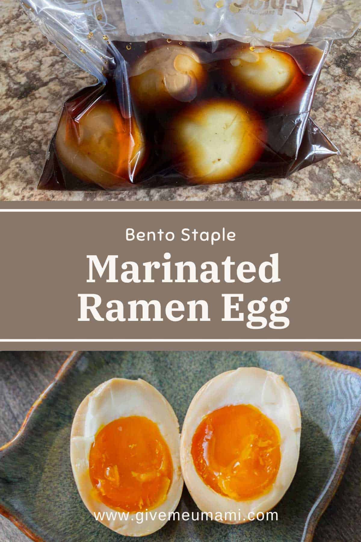 Bento Staple: Marinated Ramen Egg.