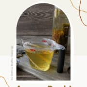 Awase dashi made with kombu and bonito flakes.