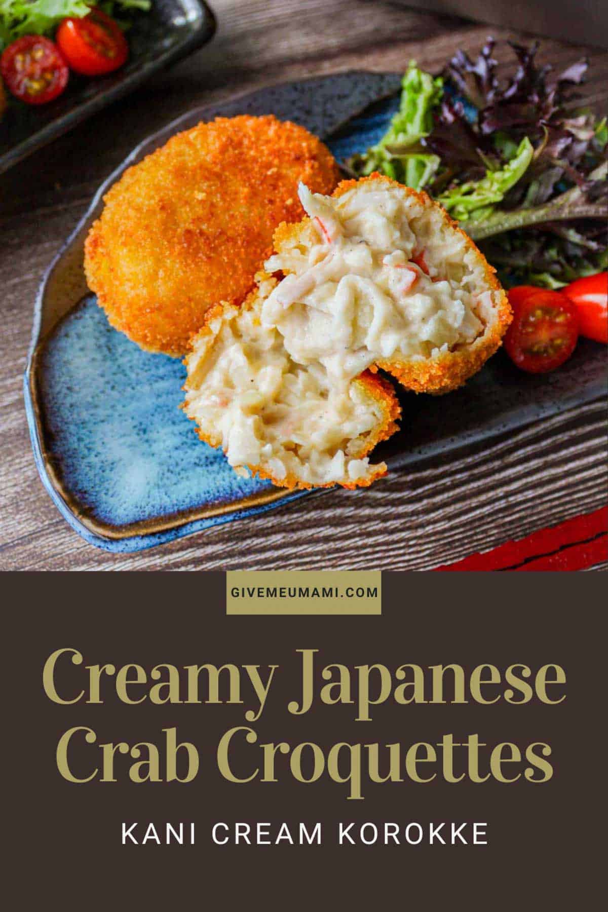 Creamy Japanese Crab Croquettes (Kani Cream Korokke).