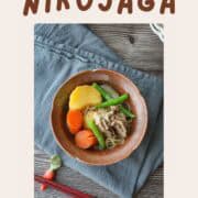 Nikujaga, japanese meat and potato stew.