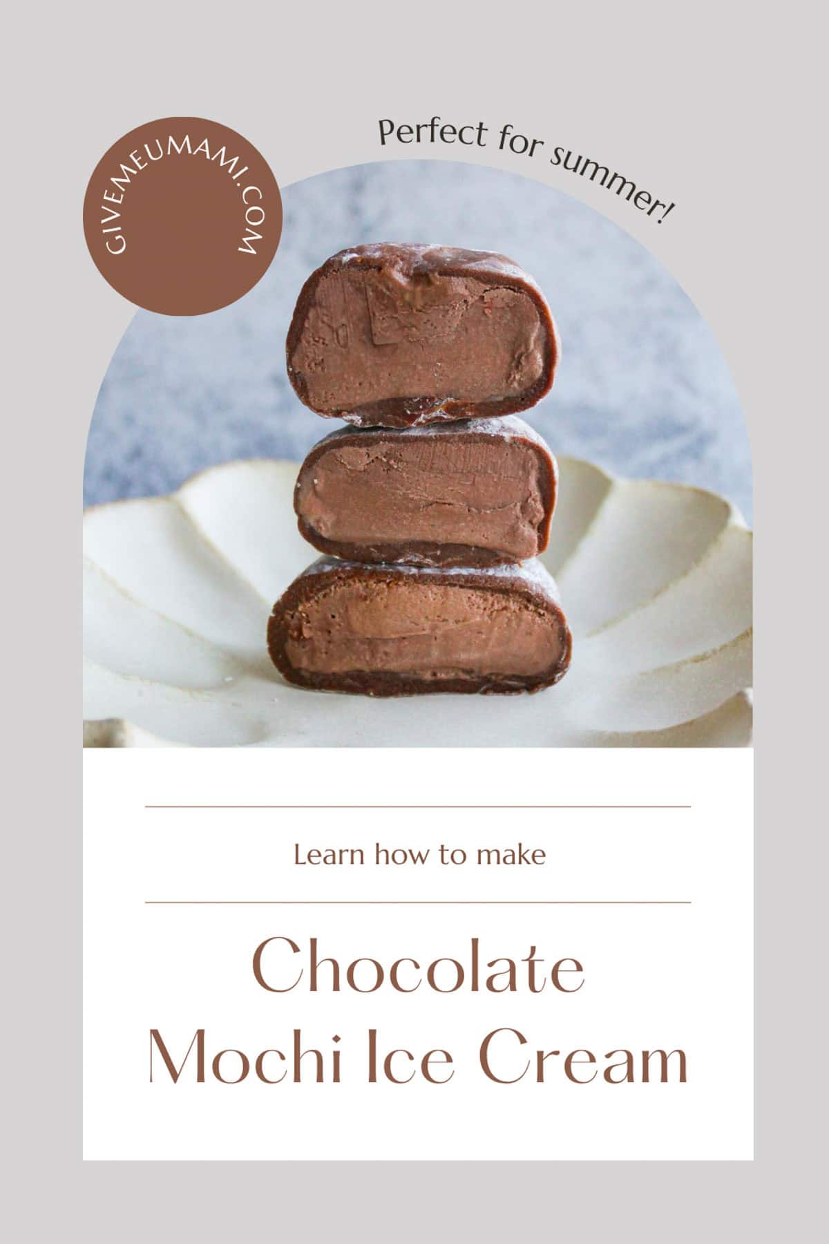 How to make chocolate mochi ice cream.