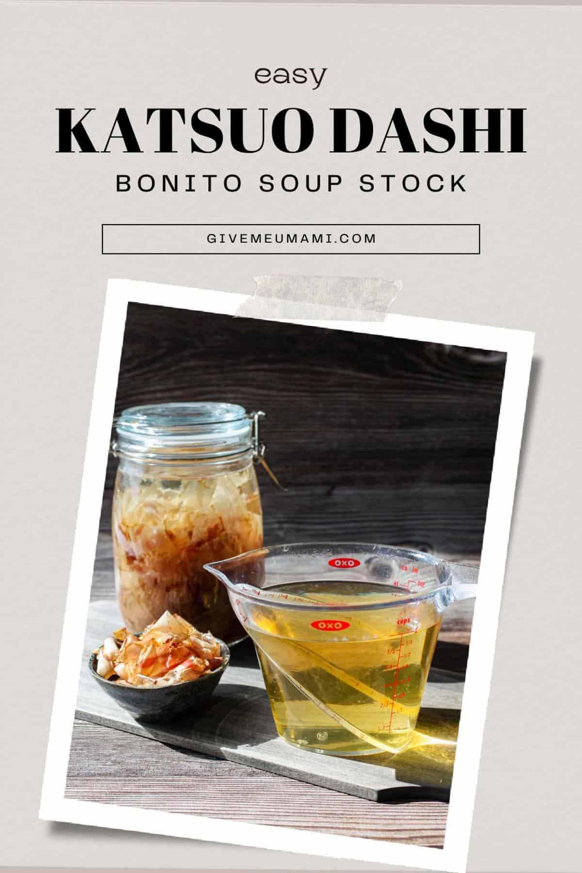 Easy Katsuo Dashi Recipe (Bonito Soup Stock).
