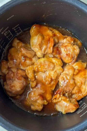 Rice cooker teriyaki chicken.