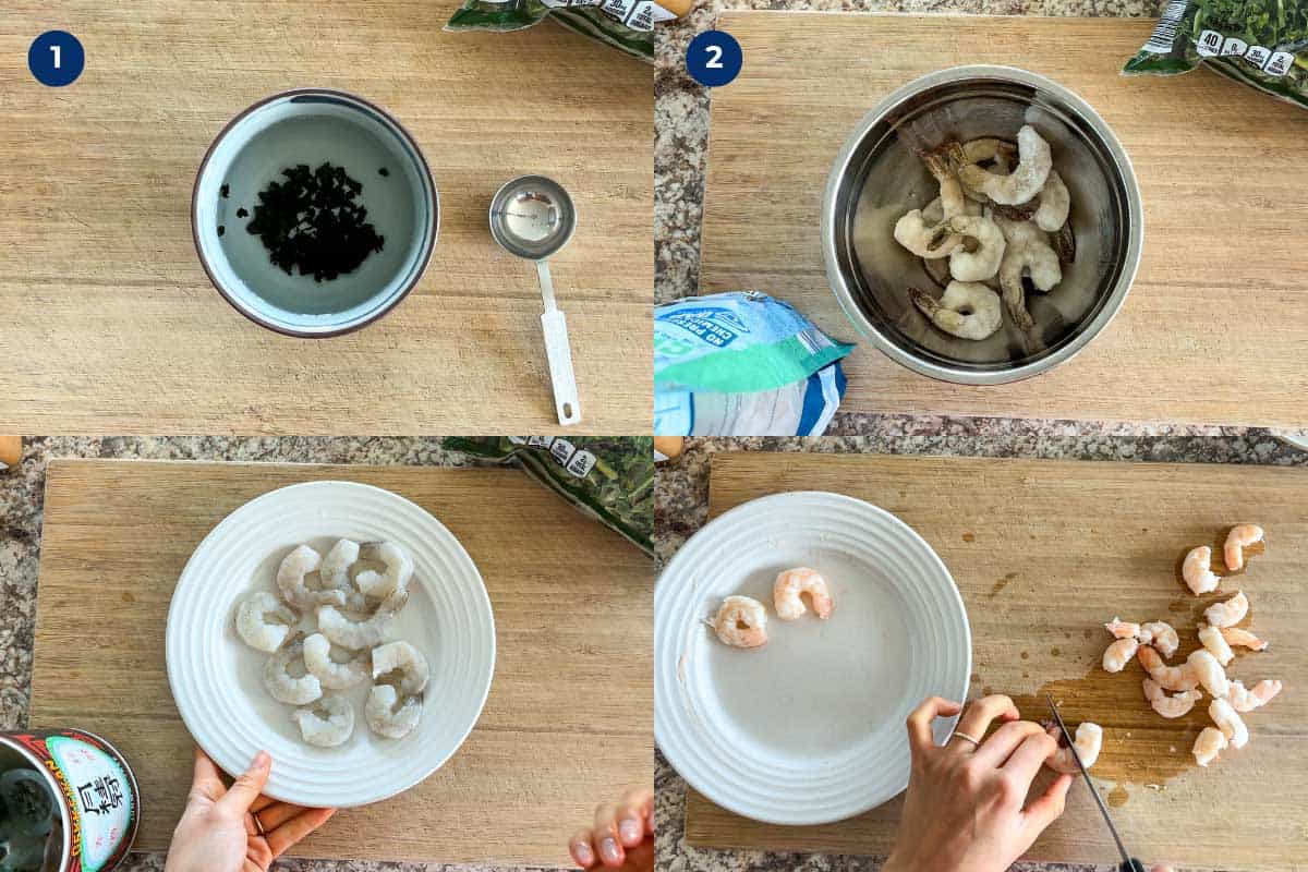 Steps to make Japanese miso vinaigrette salad.