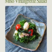 Japanese Miso Vinaigrette Salad Recipe.