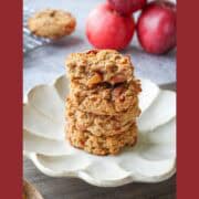 Easy Apple Miso Cookies (Vegan).